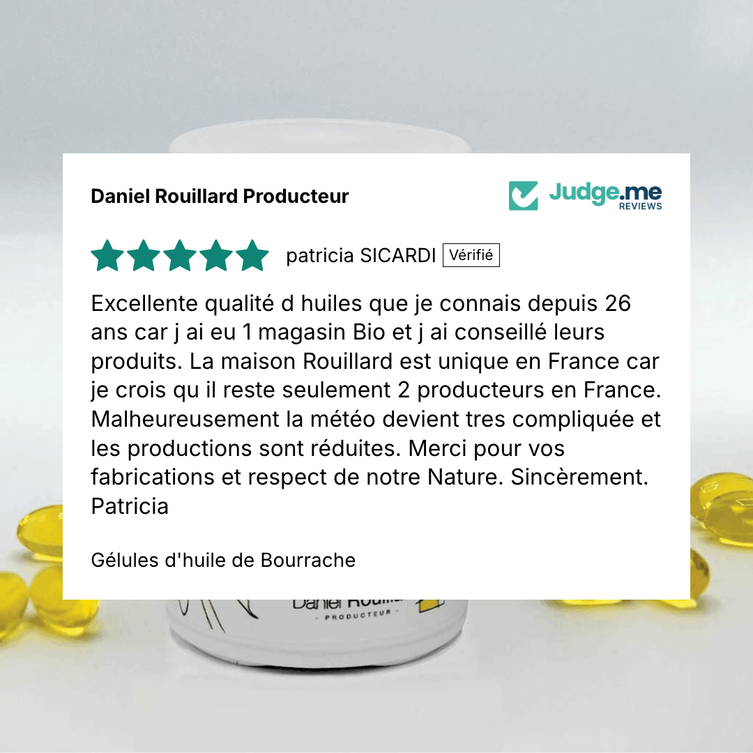 Avis sur Gélules d'huiles de Bourrache de Rouillard