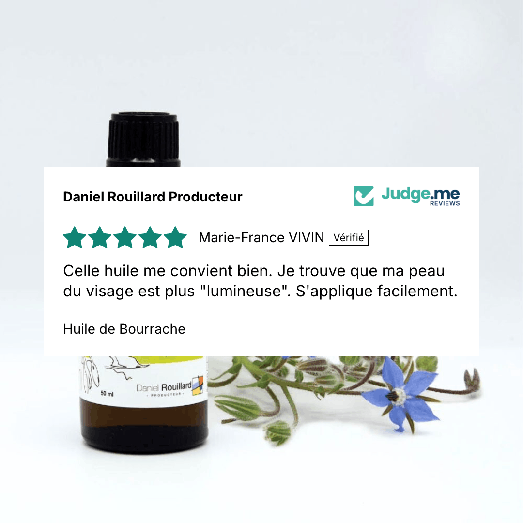 Avis client sur l'huile de Bourrache