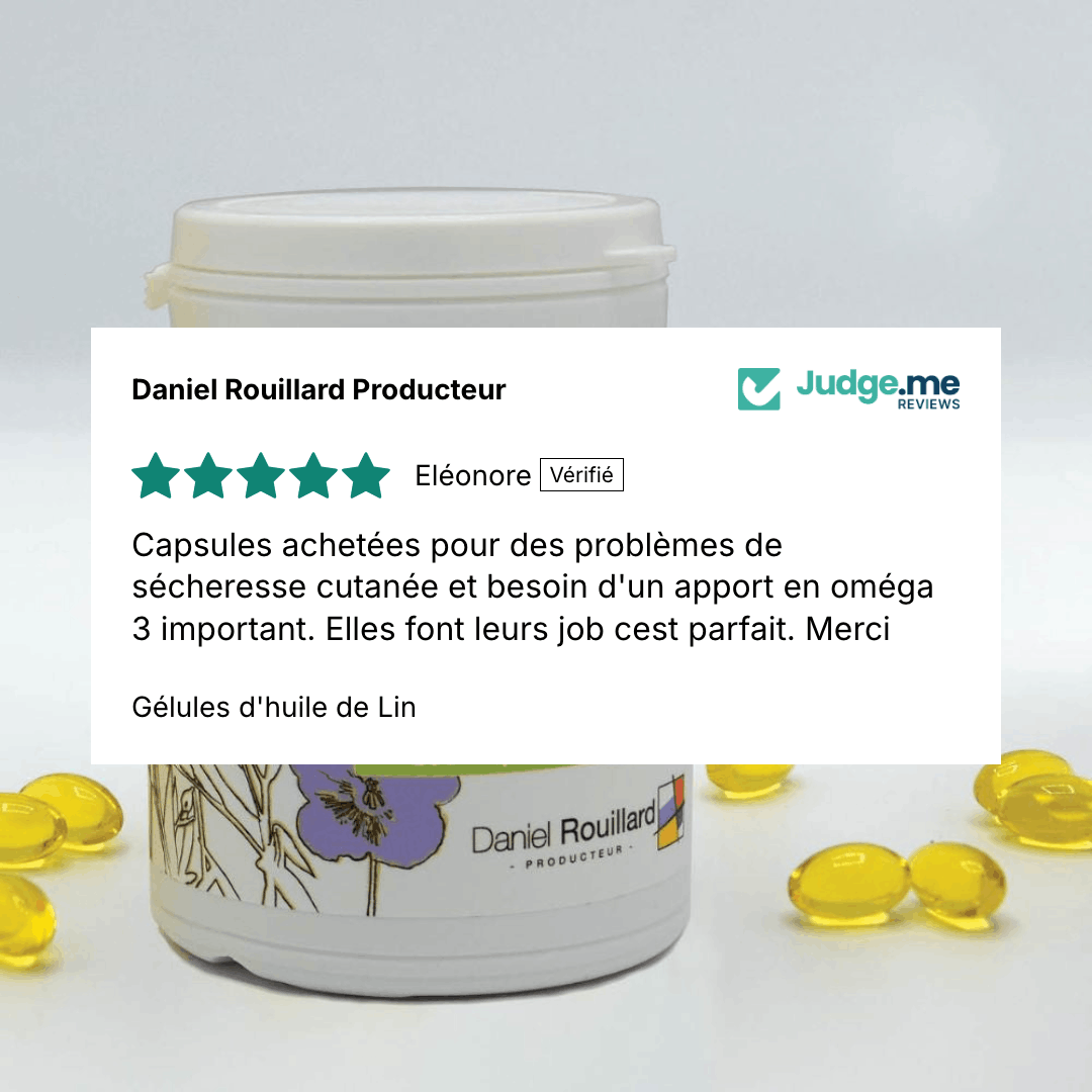 Avis sur les Gélules d'huiles de Lin