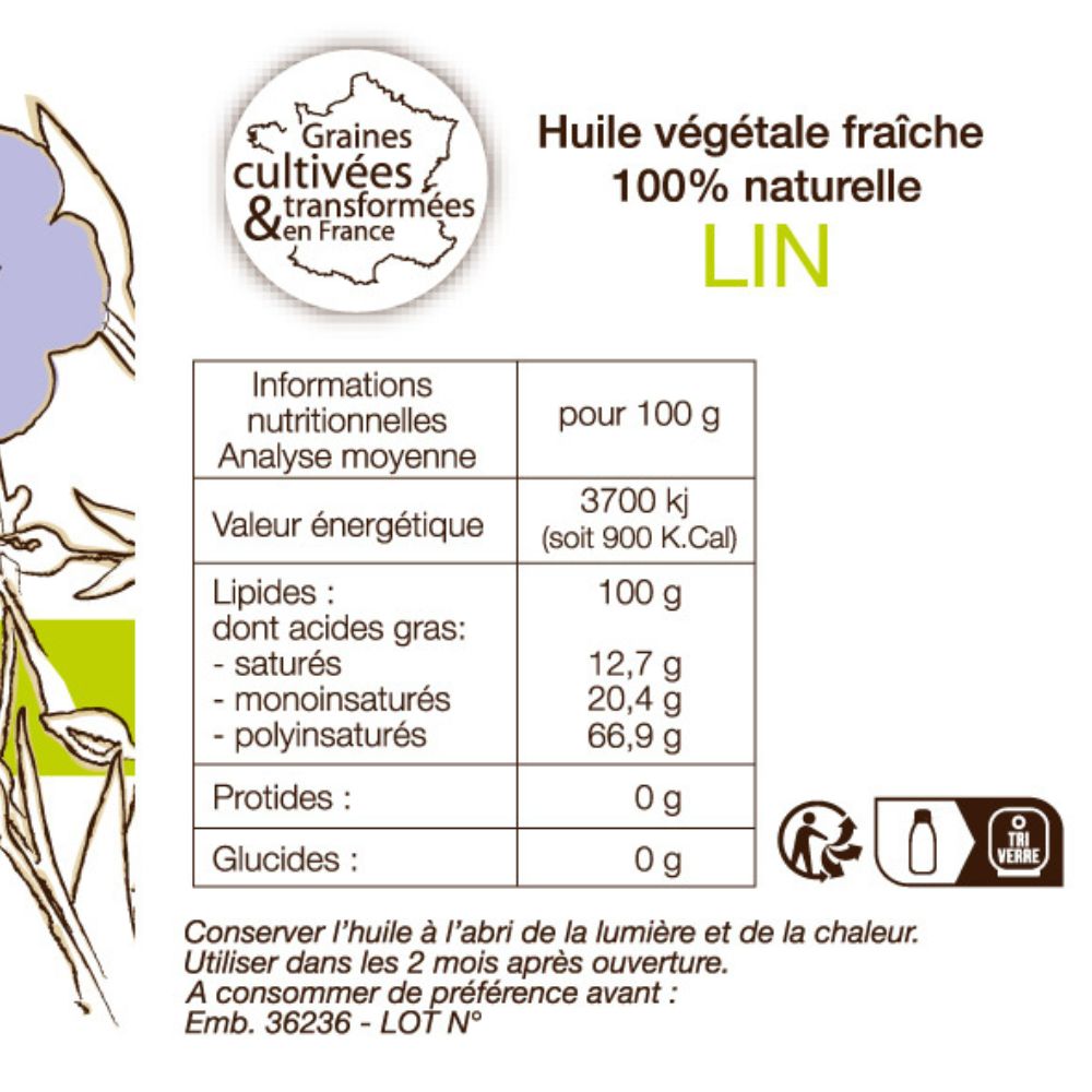 Nutrition Huile de Lin