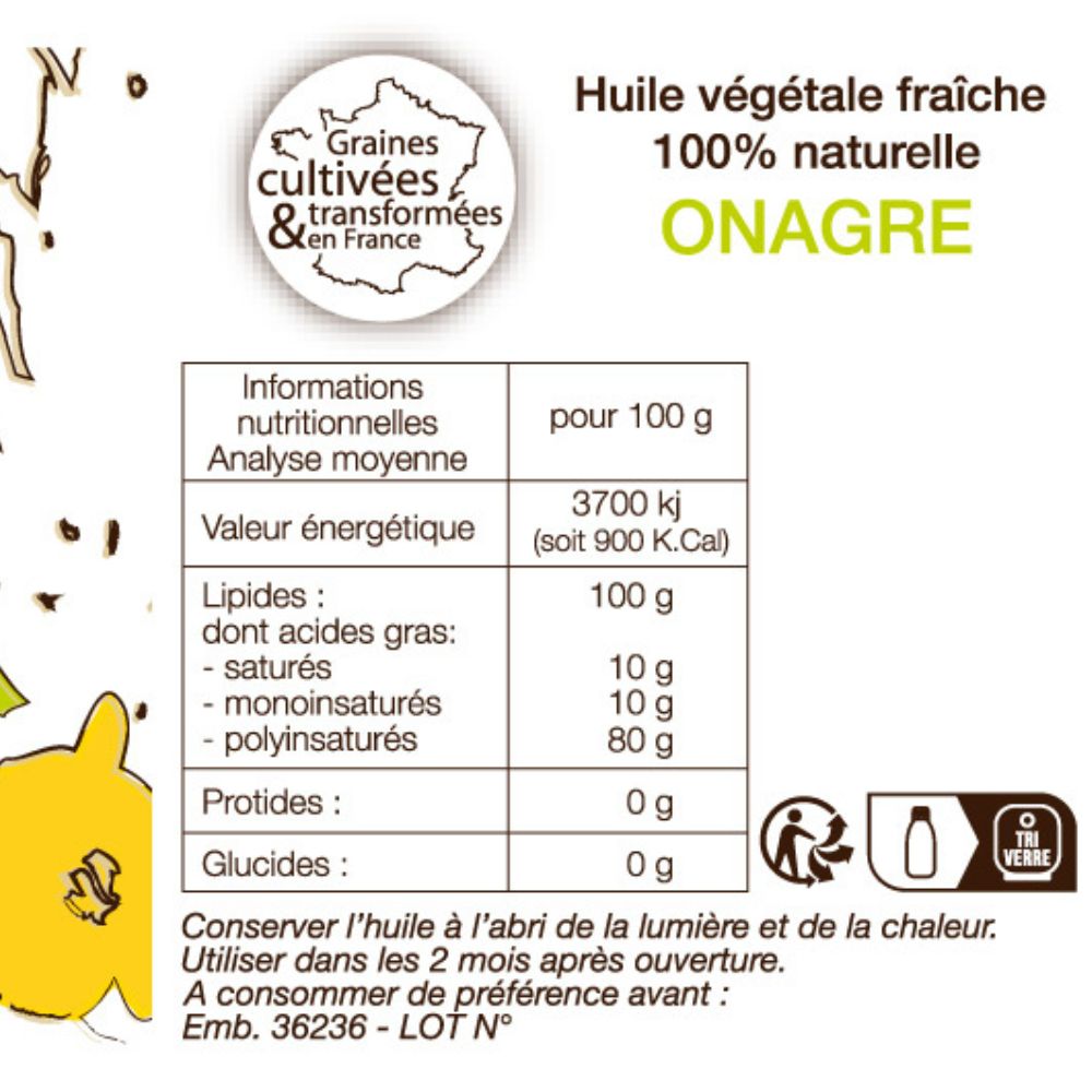 Nutrition Huile d'Onagre