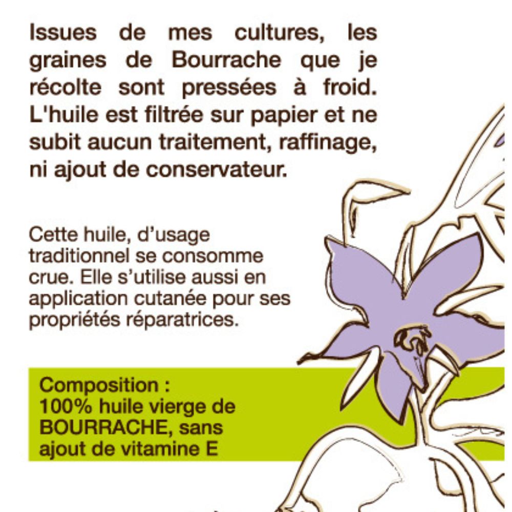 Composition Huile de Bourrache