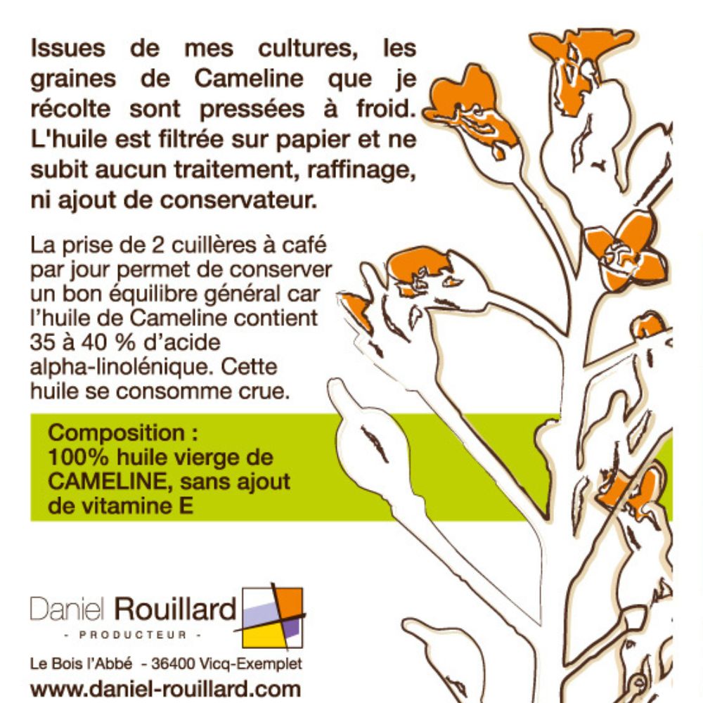 Composition Huile de Cameline