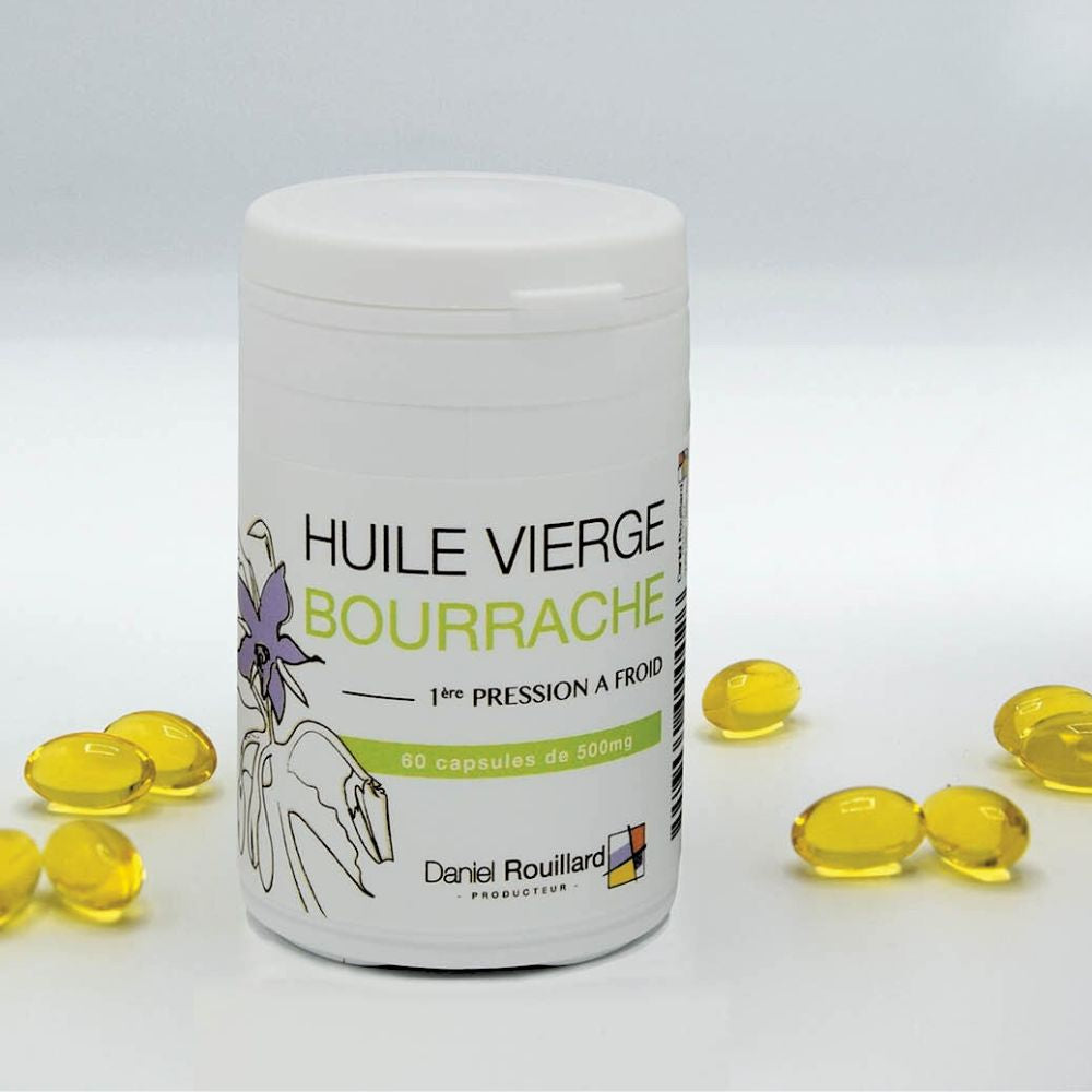 Gélules d'huile de bourrache